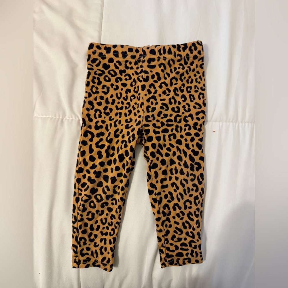 Little Sleepies Cheetah Print Kids Leggings